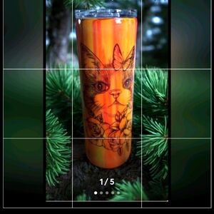 KITTY 20 OZ SKINNY TUMBLER NEW